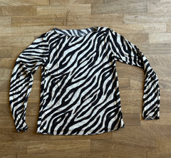 T-shirt Donna a Fantasia in Misto Cachemire