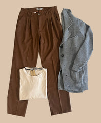 Pantalone Chinos Uomo con doppia pinces