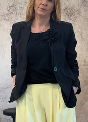 Giacca Donna con Spilla a fiore