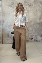 Camicia Ricamata con manica 3/4
